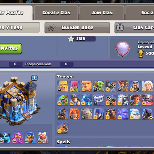🔥TH 18 ALMOST MAX🔥XP 235-ALL HERO MAX- 7 EPIC EQUIPMENT MAX HT 26-WALLS DEFENSE MAX-NC YES-LEAGUE KING SKINS-BEST DEAL - Image 3