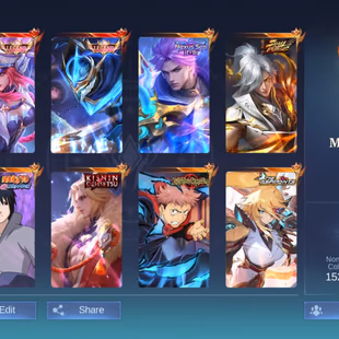 RARE HYPER MM FIGHTER ACC || 2 LEG 15 GRAND 13 EXQUISITE || MEGA COLLECTOR 4 || EX 112 STAR || RARE RECALL EMOTE  - Image 2