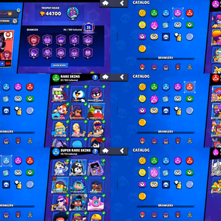 TROPHY 44K💎BRAWLER 98💎MAX BRAWLER 30-HYPERCHARGE 30-TOTAL SKINS 270-OLD ACCOUNT-PROFILE ICONES 430-BEST-DEAL - Image 3