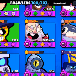 128-GEM | 58.4K TROPHY-310X SKINS | 101/100 BRAWLER | 45X MAX | 36X HYPER | 3v3 WINS | NC AVAILABLE | BEST DEAL - Image 6