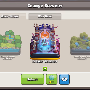 COSMIC FULL SET/ WAR ARENA! TH18 MAX TYPE!! 28K LEGEND CUPS! 35 SKINS 8 SCENERY! 288-XP WAR S-5269! EQUIPMENT MAX-27 - Image 6