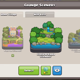 Th12 max nothing left || 3x scenery rare statue available | 5 epic equipment l| Gems 2000 || cwl medel 190|| Rename free - Image 8