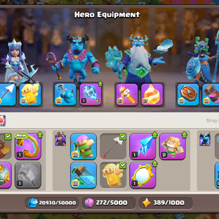 BEST OFFER | TH18 NEAR MAX | GG-MAX!TC-MAX!FB-MAX | HERO-100-100-83-75-50 | 236-XP | HIGH PROFILE | SKINS-SCENERY | - Image 6