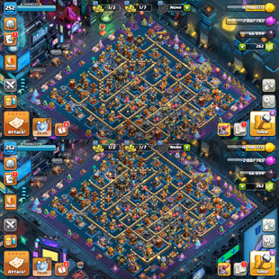 🔥TH-17 NEAR MAX🔥XP-252! ALL MAX WALLS! FIREBALL MAX! R.SPEAR MAX! HEROES:-95-96-79-70-46-5! 11X PETS! FAST DELIVERY - Image 1