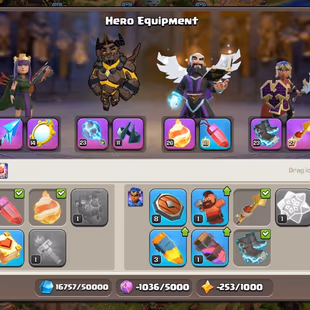 PREMIUM🔥 TH-16 🔥[10EPIC-R.SPEAR MAX-S.BALL-F.BALL-26] | HERO-58-56-44-47-44-3 | NC FREE | 400 medals | LOW PRICE - Image 6