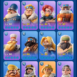 State 3159 - VIP 6 - 91.5M - GOOD PET -  1 Marching - 6 Avatar Frame -  T10 Troop - Furnace 2  - ( Max 1 Hero: Mo - Image 1