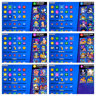 TROPHY 84K💎BRAWLER 100💎MAX 73-HYPER 67-26K BILLING AVAILABLE MAKE 72 HYPER-TOTAL SKINS 365-PROFILE ICONES 400-226 GEMS - Image 4