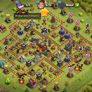 FULLY MAX TH-10 | HERO-40-40-20 | RENAME FREE | NOTHING LEFT FOR UPGRADE | LOW PRICE - Image 3