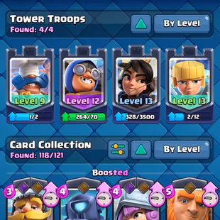 ARENA 18 [] TROPHY:6658 [] EMOTES:26 [] XP:38 [] CARDS:118 - Image 2