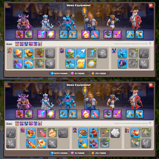 🔥TH-16 MAX[JUST WALLS LEFT]🔥XP-216! 4X EPIC EQUIPMENTS MAX! LEAGUE WARDEN! HEROES:-95-95-58-70-45-3! FAST DELIVERY - Image 5