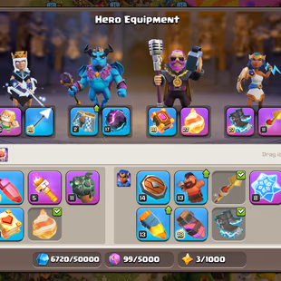 🔥2300 MEDALS TH 18🔥GEMS 9100-XP 223- 5 EPIC EQUIPMENT MAX AF 26-HIGH WALLS AND DEFENSE-NC YES-CAN PURCHAS LEAGUE SKIN - Image 6