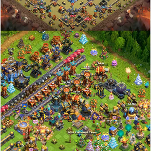 265 🔥 WORLD RARE 2014 TO 2025 ALL X MAS TREE 🔥 TH18 NEAR MAX | 10000 GEMS | [ HEROS-105-105-72-80-55 ] | 4376 W.S - Image 4