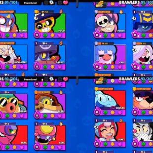 🔥 RARE STAR SHELLY MERCHANT GALE 🔥58K TROPHY  91 BRAWLERS TOTAL 49 MAX 29 HYPERCHARGE  FULLY SAFE AND SECURE  - Image 3