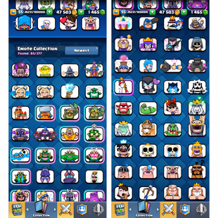 🔥LV 55 - 12 EVO🔥 | KT 15 | ARENA 25 | TROPHIES 10K | EMOTE 85 | 6 CARD LV 15 | 23 CARD LV 14 | 3X LEG BADGE | 2 RULERS - Image 5