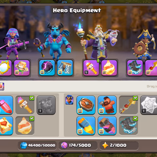 🔥[ TH-18 NEAR MAX - LEAGUE QUEEN ]🔥 6 EPIC MAX: SB-AF-MM-FB-RS-EB [MAX] | WALLS MAX - HEROS MAX ||  - Image 6