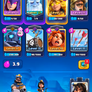  XP 31 | KT 11 |  1 HERO CARD | 6K+ Trophies | 108/121 Cards ! 24 Emotes ! 800+ Gems   Android & iOS |  INSTANT DEAL - Image 3
