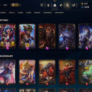 [EUNE] Radiant Serpent Sett | 174 Skins | 3 Ultimate Skins | Emerald III |  All Champions | LvL 449 | INSTANT DELIVERY - Image 3