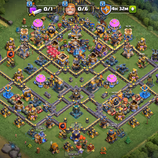 [CHEAPEST] TH18 MAXED | XP 254 | 5 HEROES MAX | GREAT EQUIPMENT LVL | LEAGUE WARDEN SKINS |ALL WAR MAP OPEN |MAX BB BASE - Image 1