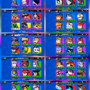 🔥3x PRESTIGE 🔥3x TITLES | Trophy 16.2K | 12x Max Brawler | 180x Skins | 12K Coins | Instant Delivery - Image 4