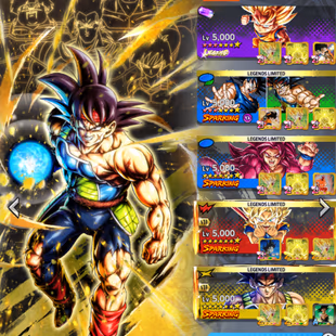 INSTANT GLOBAL [CNLT831] LR SS3 Goku (Mini) 10s + LR Bardock 14s+ 11 LF - Image 1