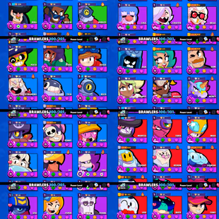 90k TROPHIES 🌟 GOLDEN MORTIS 🌟 78MAX POWER BRAWLER | 100 BRAWLER UNLOCK | 66 HYPERCHARGE | 416 SKIN | RENAME AVAILABLE - Image 4