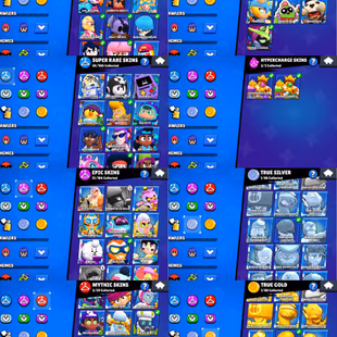 [DG-18] 34K-TROPHIES 85-BRAWLERS 11-HYPERCHARGED 7-MAXPOWER 120-SKINS OG SKINS 267-GEMS RENAME-60 CHEAP INSTANT  - Image 5
