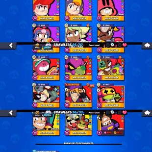 🔥94K TROPHIES|30 GEMS|🔥TOTAL 95 MAX|66 HYPERCHARGE|29 POWER MAX|365 SKINS|100 SUPER RARE SKINS|STAR SHELLY|NITA|COLT| - Image 3