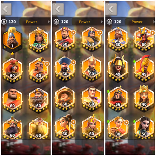 ROK 116M SVIP 44 LEGENDARY MAX 7 LEGENDARY MAX 53 GEARS 45 PASSPORTS 62 GOLD HEADS - Image 1