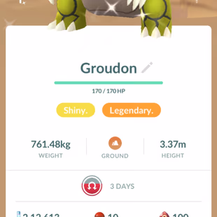 🔥50x SHINY LEGENDARY💎 PRIMAL GROUDON [] Shiny Location BG zapdos [] Gmax Pikachu [] Shiny Dragonite [] 95 LEGENDARY - Image 7