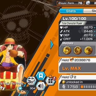 [4145] [IOS+ANDROID] 15 EX - HB 62 - Garp + Saturn + 3 Shanks + Luffy Blue + Lucci + Roger + Whitebeard + Akainu + Luffy - Image 5