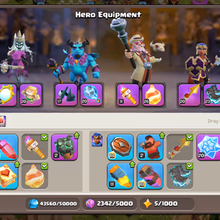 Th16 Almost Max | Hero-80-80-62-40 | Equipment-14-Epic Almost Max | Defence Wall Max |  XP-223 | NC-Yes | BEST-DEAL - Image 6