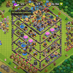 RARE💥FULL MAX TH 18!XP 263!8 EPIC MAX💥HEROS:105-105-95-80-55!NC 1K!MAX DEFANCE!FULL MAX PROFIL!INSTANT DELIVERY  - Image 1