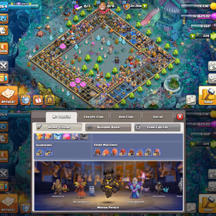 SUPREME TH18 SUPER RARE || 34.9/35 EQUIPMENT MAX || 3 LEAGUE SKINS || 1900 LEAGUE MEDALS || 5800 WAR STARS ||  - Image 2