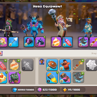 🔥Scenery Account🔥 || Th18 || High Epic Equipment (3-Max) || Heroes 77-95-51-67-38 || Nc free || 6 Builders - Image 5