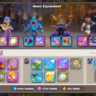 [F1] 🌟 12800 GEMS | 6X HEROES MAXED 🌟 TH-18 MAX | LAB/DEF/WALLS MAXED | 11X EPIC EQUIPMENT MAXED | 3x HELPER MAXED - Image 7