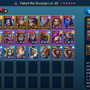 Alll Platform: LV90 - Power 8M - 2 Mythic (Anomaly - Lazarius) - 40 Champions LV 60 -  45 Legend - 7 Void - Image 4