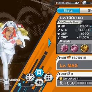 [4077][IOS+ANDROID] 9 EX - 6 MAX - Kaido + Roger + Kuzan + Sabo + Zoro + Akainu + Shanks + S-Snake , Good Medal  - Image 5