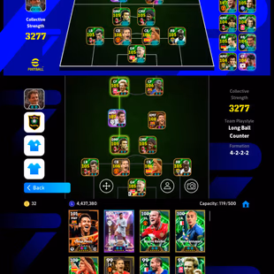 MSN X Rummenigge X Eto o X Rooney |Messi 108🔥K H Rummenigge 105🔥Samuel Eto o106| Wayne Rooney 107 |Rio Ferdinand 10 - Image 1
