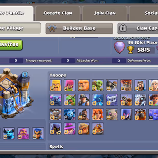 🔥EPIC SB-AF-FB-RS-EB MAX🔥XP 243!TH 18 ALMOST MAX!HEROS:105-105-95-80-55!MAX WALLS!DEFENCE MAX!3 SKINS FULL SET!BEST DE - Image 4