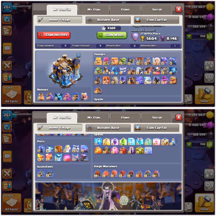 🔥TH 18 Full Max🔥9 Epic Max 10th 23 !! Rare Dragon and Snowman Statue !! Full Cosmic Set !! 9 Scenery!! 52 decorations  - Image 3