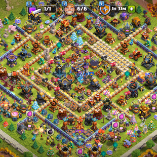 🔥4x Sceneries🔥 || Th18 || High Max Epic Equipment || Heroes 100-100-61-73-50 || 6k Gems || 900 Cwl medals || Cheapest - Image 1