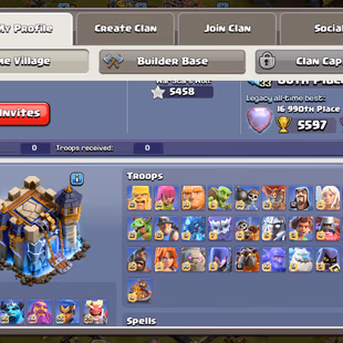 [5458 WAR STAR] HIGH XP 302 | TH18 FULL MAX | ALL HEROES MAX INCLUDE DRAGON DUKE | NICE EQUIPMENT | WUKONG SET SKINS - Image 1