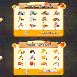 🔥CRAZY DEAL LEVEL 102🔥 BARN 10005:10050 | SILO 688:3100 | 11 MILLION COINS | 944 DIAMOND | CHECK PHOTOS | INSTANT  - Image 1