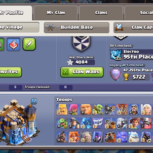 (RARE ACCOUNT 2 SKIN MEDALS)TH18 XP268 MAX | HERO MAX | X MAS 2016UNTIL2025 | NIC EPIC SEKILL | 19 SKIN | MAX BB | CN500 - Image 3