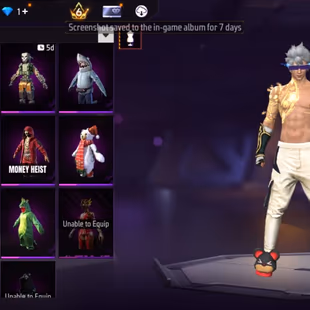 V101|LVL76|605COSTUME(1LEGENDARYOUTFIT68MYTHIC)|639WEAPON(7EVO(6EVOMAX)132MYTHIC)|MEGALODONALPHA-SCARLVLMAX|INFERNALDR - Image 5