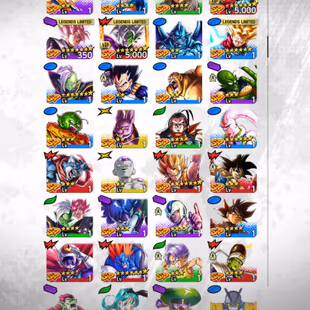 D889-IOS+Android-4 UL(SS4 Goku+Vegito Blue)+22 Legends+SS2 Gohan+Zamasu Red+Rose+Goku Black+Goku Yellow+Zamasu Zenkai - Image 6