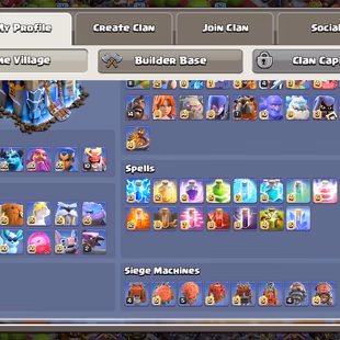 TH18 NEAR MAX 🌟 RARE WWE SET 🌟SAMURAI SET | RANK 1083 AND 2636 | 14/15 EPIC EQUIPMENT MAX | BUILDER HALL MAX | INSTANT - Image 8