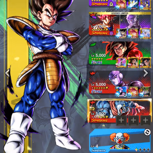 D863-IOS+Android-5 UL(SS4 Goku+Hit)+42 Legend+Good Equi+Vegeta Saga Full Red Star+Goku&Hit+God Goku Zenkai+Zamasu Red - Image 1