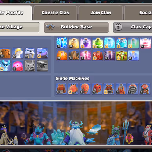 Th16 Almost Max [4500-War Star]-[Cyber Secnry] | Hero-95-95-70-45 | Equipment-15-Epic Almost Max | XP-241| Defence Wall  - Image 4