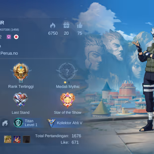 EX66LV 32|HERO 56|SKIN 90|EXPERT V|1 EMBLEM MAX|KARINA KOF|HAYABUSA KAKASHI|NATALIA COLLECTOR|FANNY VALENTINE|BADANG PEG - Image 2